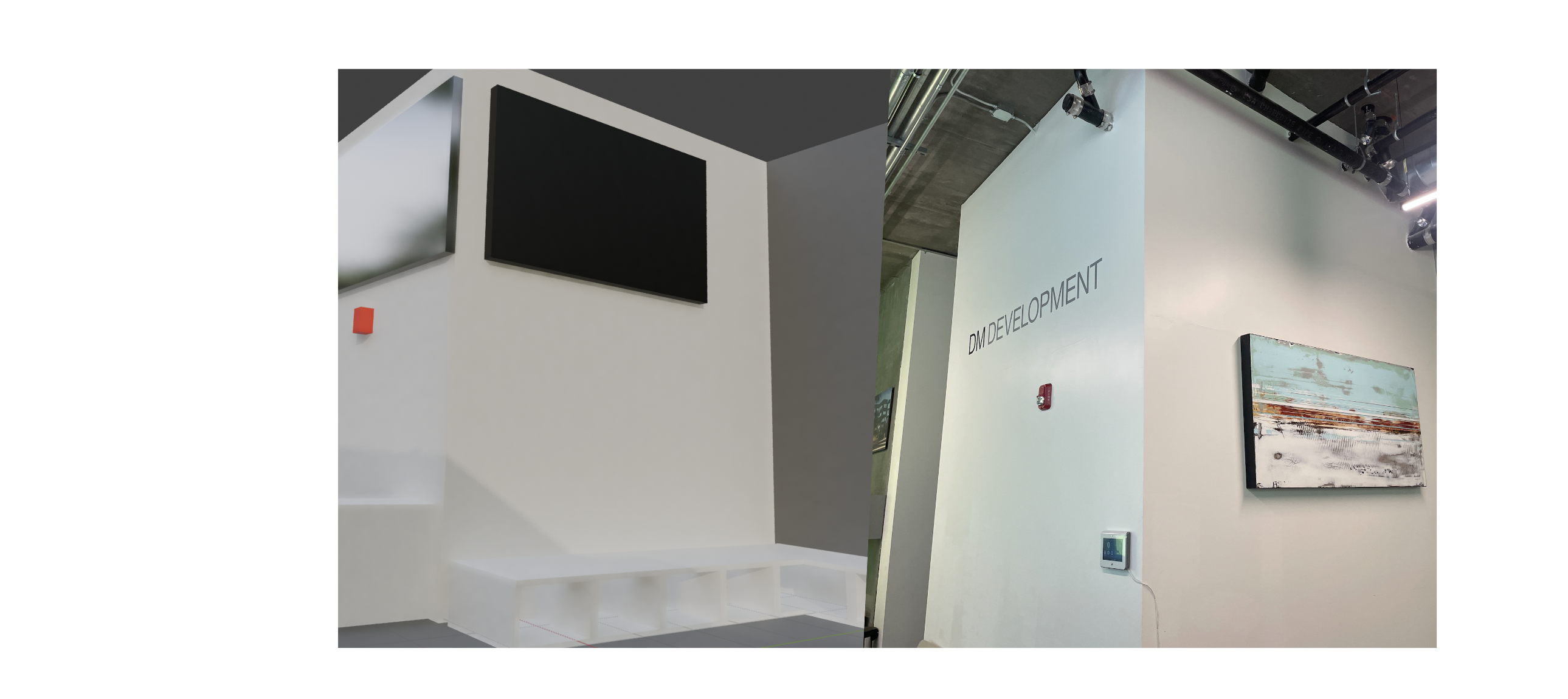 Studio B Monitor rendering